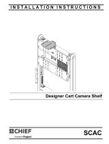 Chief SCAC Designer Cart Camera Shelf Manuel utilisateur