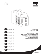 GYS PROTIG 160 DC LIFT Le manuel du propriétaire