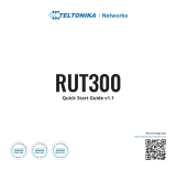 Teltonika RUT300 Ethernet Router Mode d'emploi