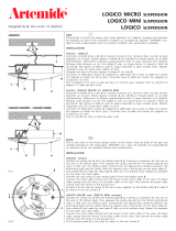 Artemide Logico Single Pendant Light Guide d'installation