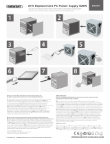 EMINET EM3907 ATX Replacement PC 500W Power Supply Guide d'installation