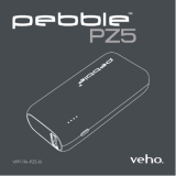Veho Pebble PZ5 Portable Power Bank Manuel utilisateur