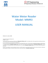 ST Engineering MMR3 Water Meter Reader Manuel utilisateur
