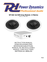 Power Dynamics 952.502 WT10A Set Wifi Amp Module +2 Marine Manuel utilisateur