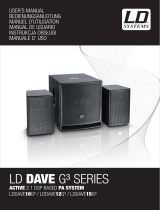 LD Systems DAVE 15 G3 Manuel utilisateur