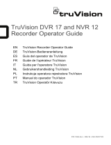 TRUVISION TVR-1716-2T Digital Video Recorder Manuel utilisateur