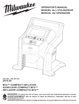 Milwaukee 2475-20 M12 Compact Inflator Manuel utilisateur
