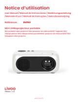 Livoo DV153 FR Mini Portable Video Projector Manuel utilisateur