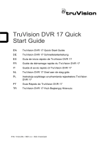 TRUVISION DVR 17 CCTV Digital Video Recorders Mode d'emploi