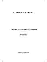 Fisher and Paykel RDV3-304-L Dual Fuel Range Mode d'emploi