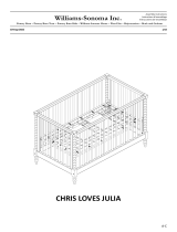pottery barn kids Chris Loves Julia Spindle Convertible Crib Assembly Instructions