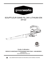 Greenworks 24122 Le manuel du propriétaire