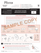 Pfister Winfield LG89-7WFK Specification and Owner Manual