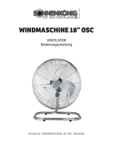 Sonnenkönig Bodenventilator, Windmaschine 18" osc Ventilator Mode d'emploi