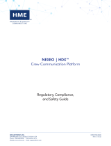 HME NEXEO|HDX Crew Communication Platform Regulatory and Compliance Guide