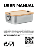 MOB MO6301 Stainless Steel Lunch Box Manuel utilisateur