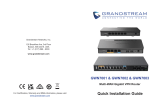 Grandstream GWN700x  Guide d'installation