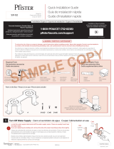 Pfister 9311320 Guide d'installation