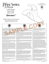 Pfister Serrano LJ142-SR0C Specification and Owner Manual