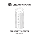 URBAN VITAMIN IPX7 Berkeley Speaker Manuel utilisateur