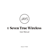 JAYS T7TW01 T-Seven True Wireless Earbuds Manuel utilisateur