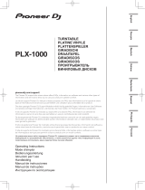 Pioneer PLX-1000 Le manuel du propriétaire