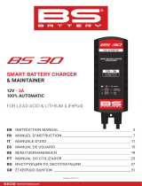 BS BATTERY BS 30 Smart Battery Charger and Maintainer Manuel utilisateur