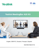 Yealink A20 MeetingBar Kit Mode d'emploi