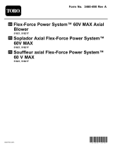 Toro Flex-Force Power System 60V MAX Axial Blower Manuel utilisateur