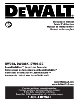DeWalt DW088CG Manuel utilisateur
