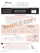 Pfister PFMF R89-7PDC Specification and Owner Manual