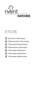 nVent RAYCHEM ETS-05 Electronic Thermostat Manuel utilisateur