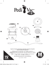 Pedi Vac Rechargeable Electronic Foot File and Callus Remover Kit Manuel utilisateur