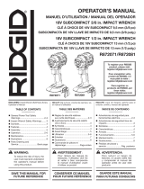 RIDGID R872071B Mode d'emploi