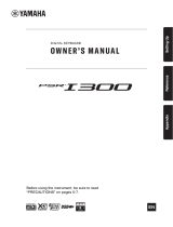 Yamaha PSR-I300 Le manuel du propriétaire