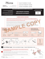 Pfister Arterra G89-7DED Specification and Owner Manual