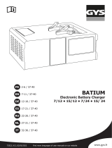GYS 024625 BATIUM Electronic Battery Charger Manuel utilisateur