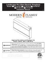 Modern Flames LPS-9614V2 Landscape Pro Slim Electric Fireplace Guide d'installation