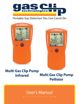 Gas Clip Technologies MGC-IR-PUMP Multi Gas Clip Pump Infrared Manuel utilisateur