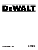 DeWalt D28715 Manuel utilisateur