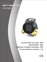 Emerio FH-111235.1 Construction Fan Heater Manuel utilisateur