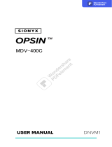 SIONYX OPSIN MDV-400C Night Vision Camera Manuel utilisateur