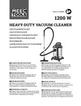 Meec tools 009639 1200 W Heavy-Duty Vacuum Cleaner Manuel utilisateur