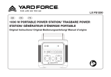 Yard Force LX PS1200 – SAN YF037CHBP031 Le manuel du propriétaire