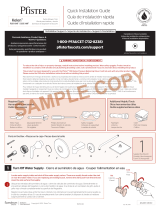 Pfister Kelen R89-1MFC Specification and Owner Manual