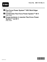 Toro Flex-Force Power System 60V Stick Edger Manuel utilisateur