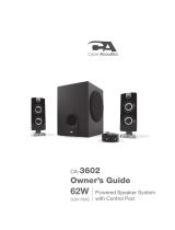 Cyber Acoustics CA-3602FFP 2.1 Speaker Sound System Le manuel du propriétaire