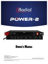 Radial Power-2 Surge Suppressor and Power Conditioner Le manuel du propriétaire