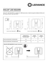 Ledvance DULUX LED SQ16 EM & AC MAINS V 7W 830 GR8 User Instruction