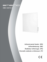 Emerio CBC-124113.1 Infrared Panel Heater Manuel utilisateur